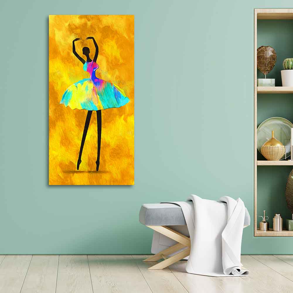 Canvas Wall Painting of Ballerina - Image 3