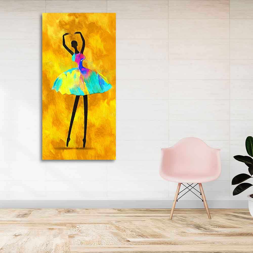 Canvas Wall Painting of Ballerina - Image 4