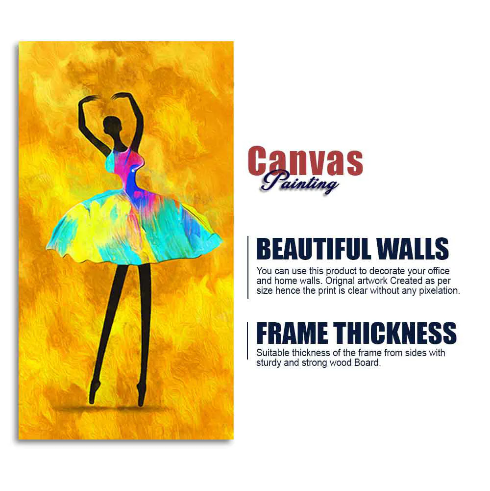 Canvas Wall Painting of Ballerina - Image 7