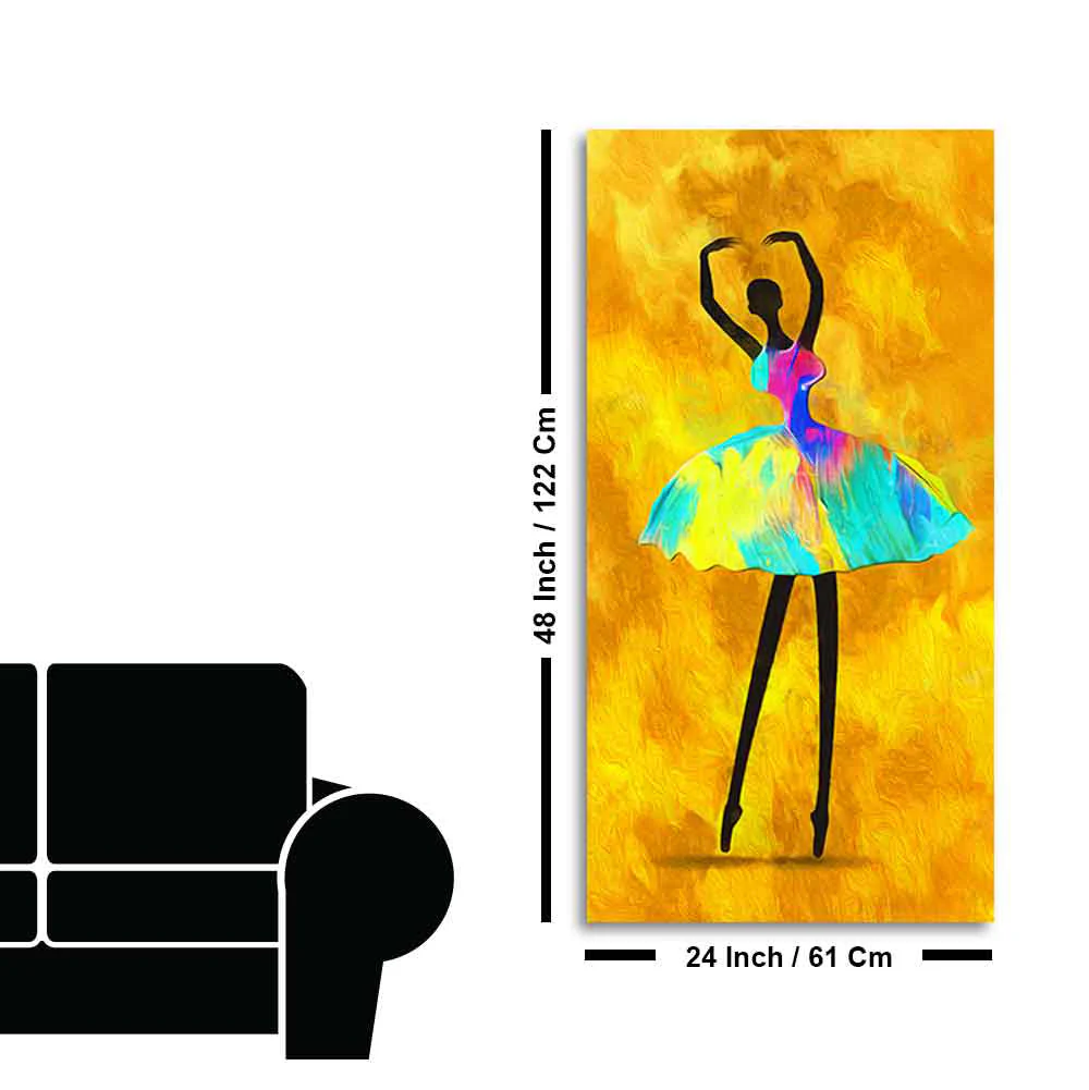 Canvas Wall Painting of Ballerina - Image 9