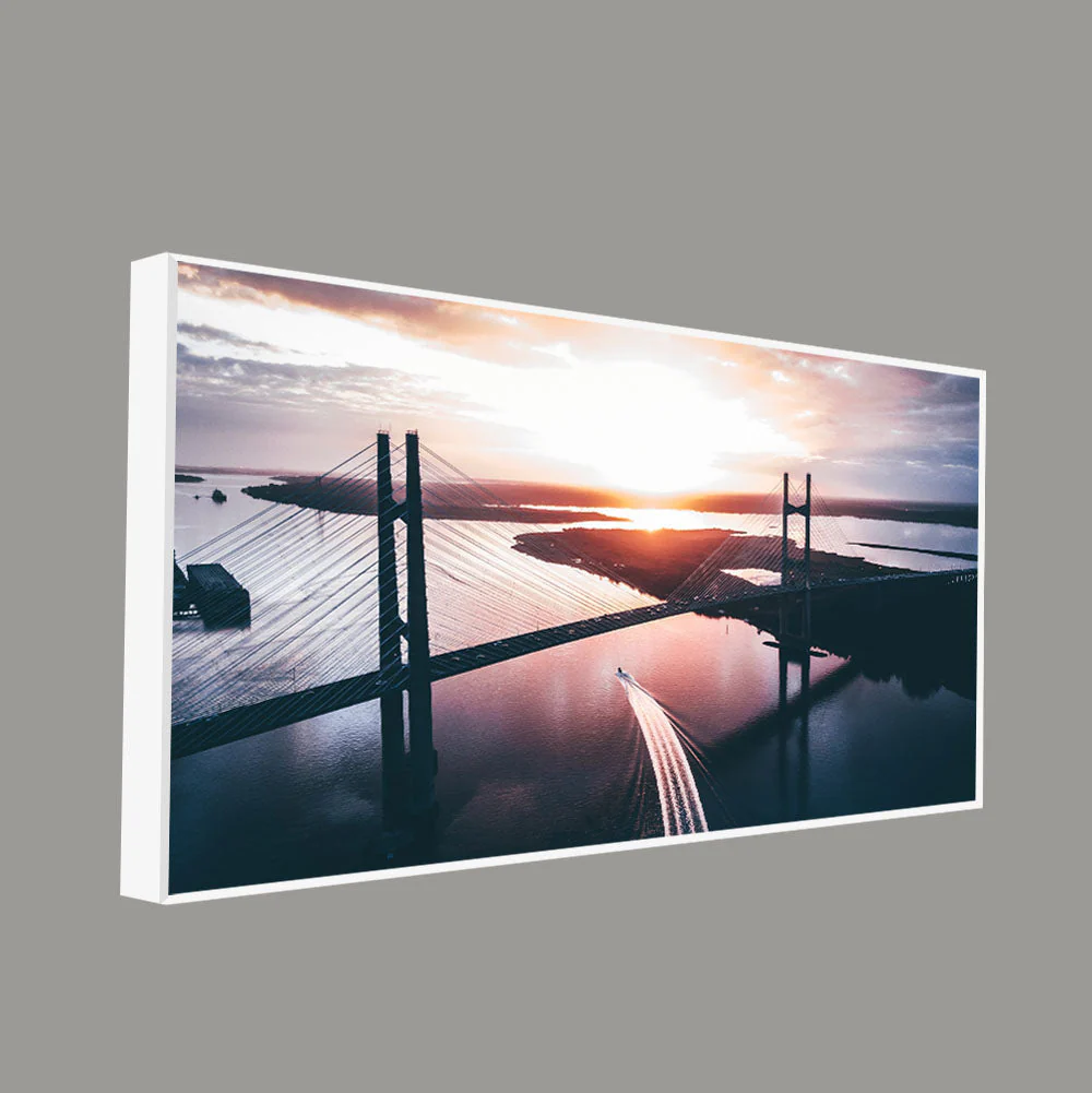 Canvas Wall Painting of Beautiful Bridge in Sunset - Image 5