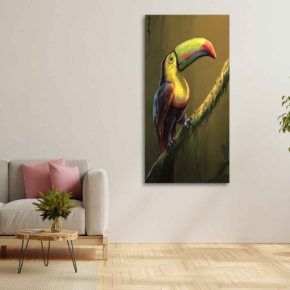 Canvas Wall Painting of Bird Toco Toucan - Image 3