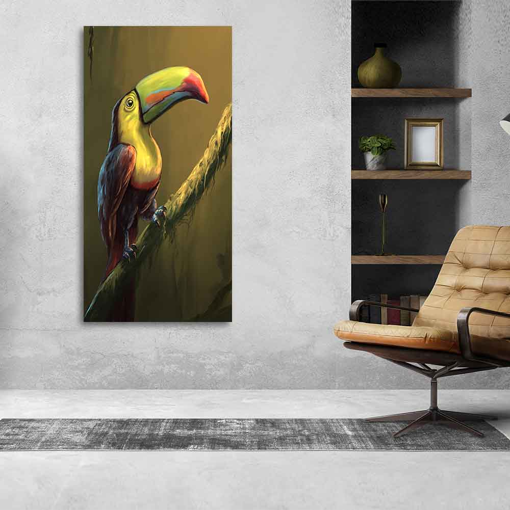Canvas Wall Painting of Bird Toco Toucan - Image 5