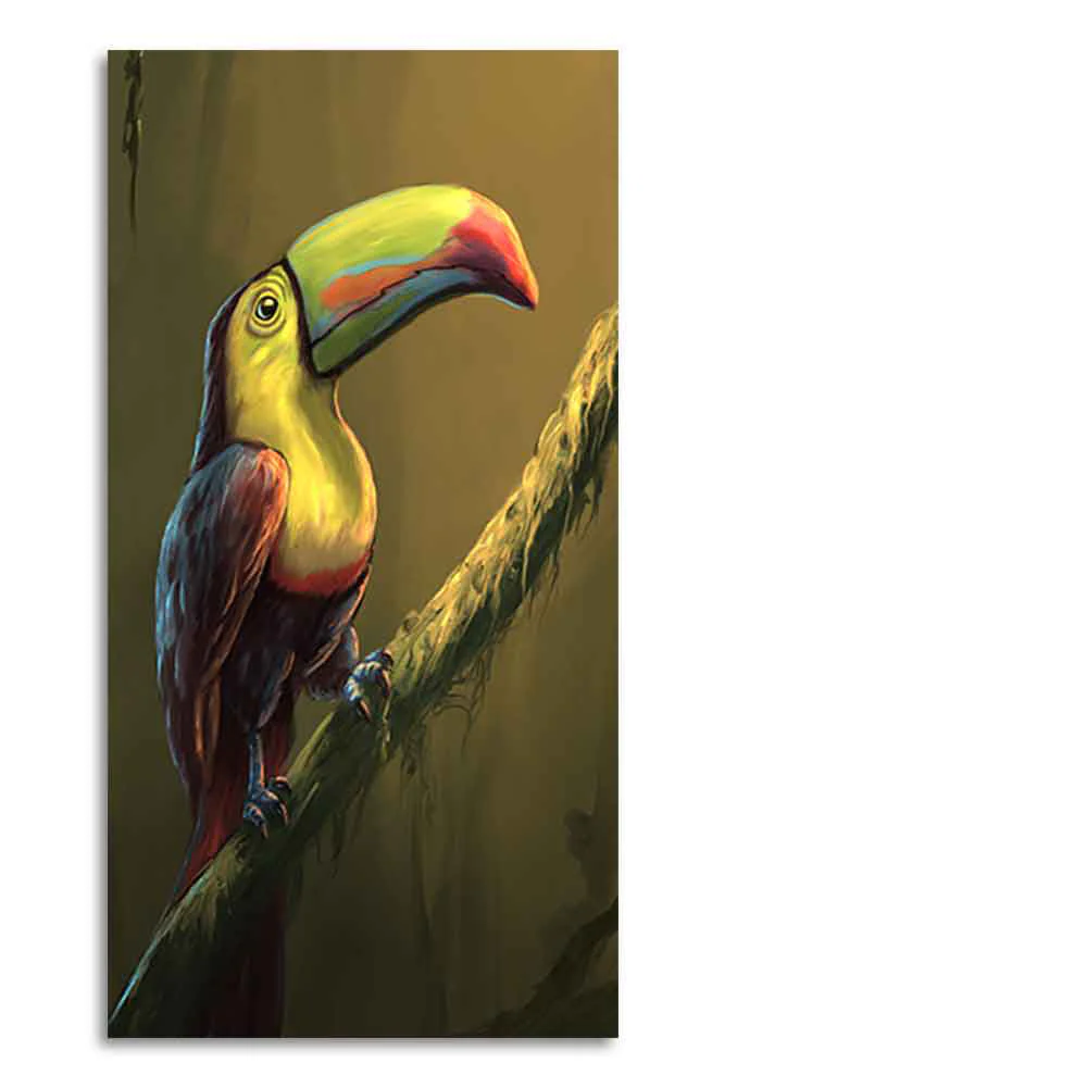 Canvas Wall Painting of Bird Toco Toucan - Image 7