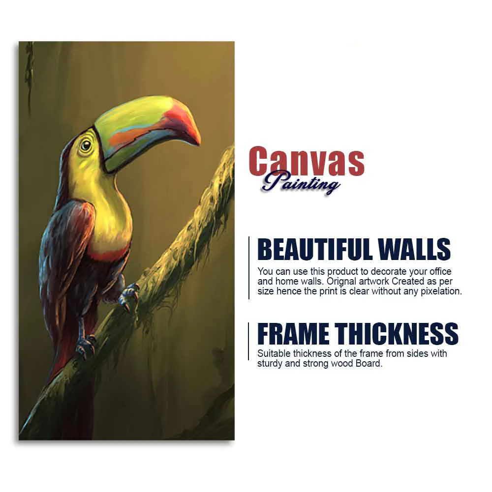 Canvas Wall Painting of Bird Toco Toucan - Image 8