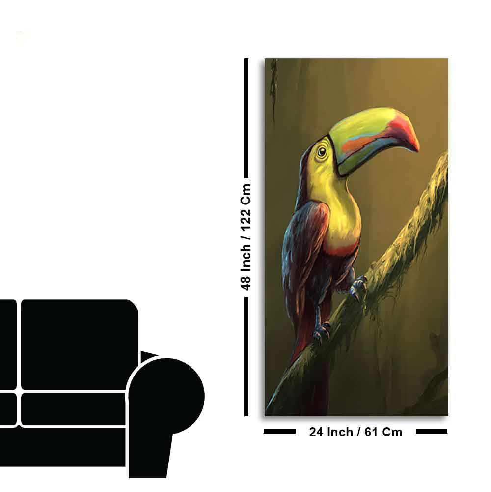 Canvas Wall Painting of Bird Toco Toucan - Image 9