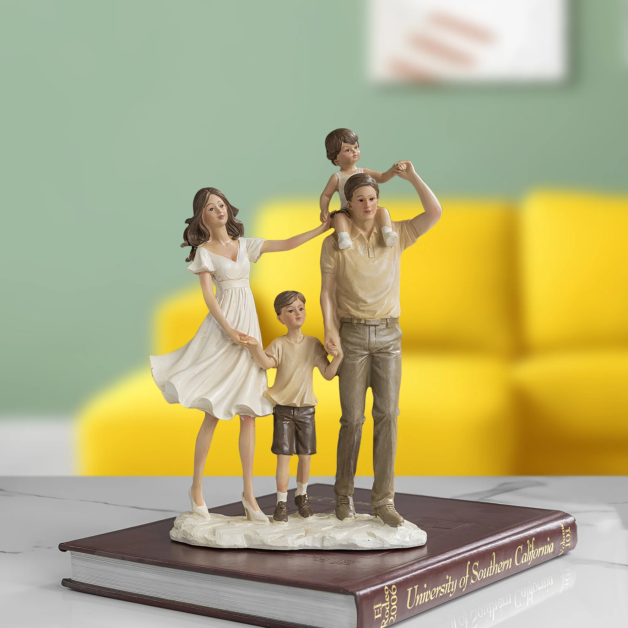 Celebrate Togetherness with Our Elegant Family Resin Showpiece - Image 4