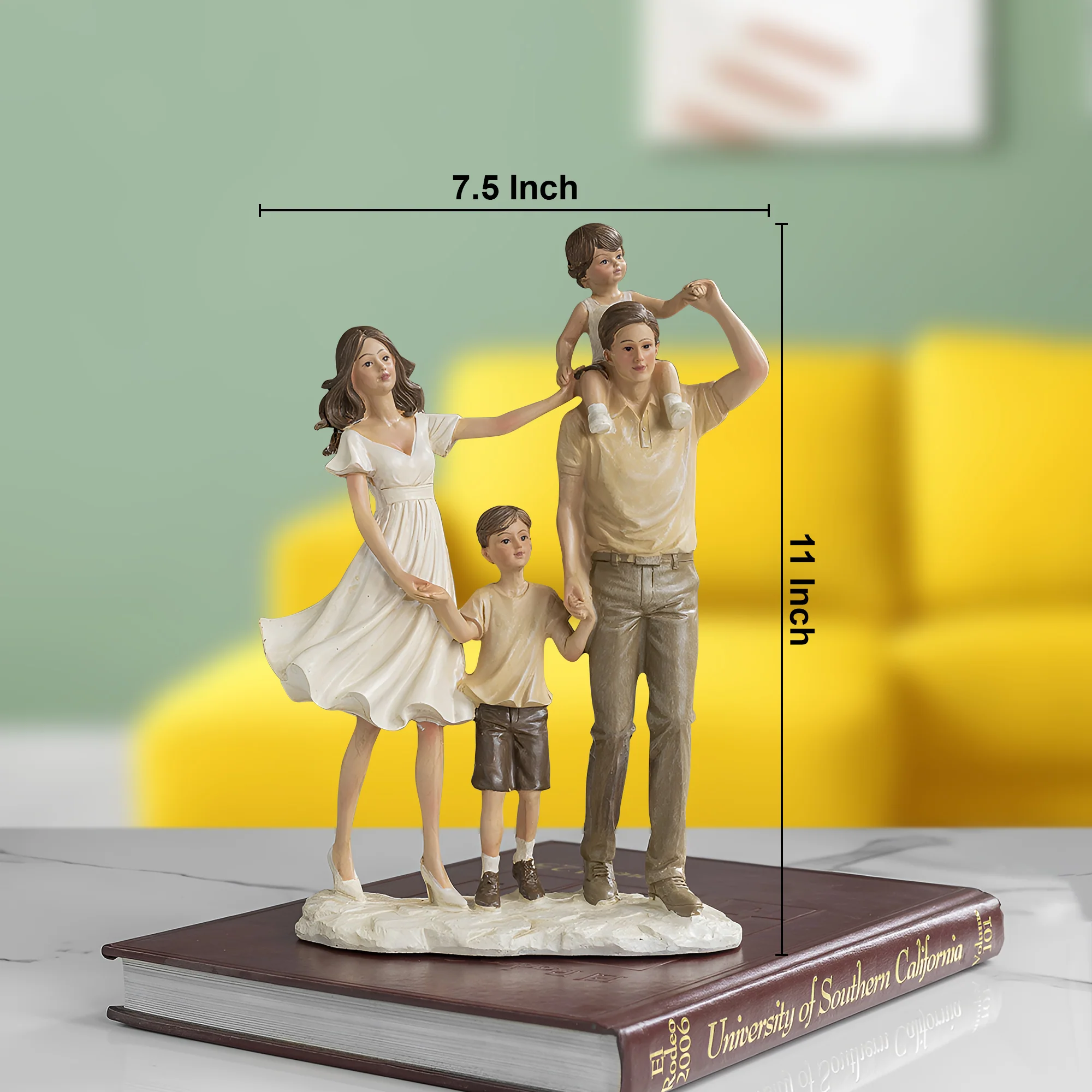 Celebrate Togetherness with Our Elegant Family Resin Showpiece - Image 5
