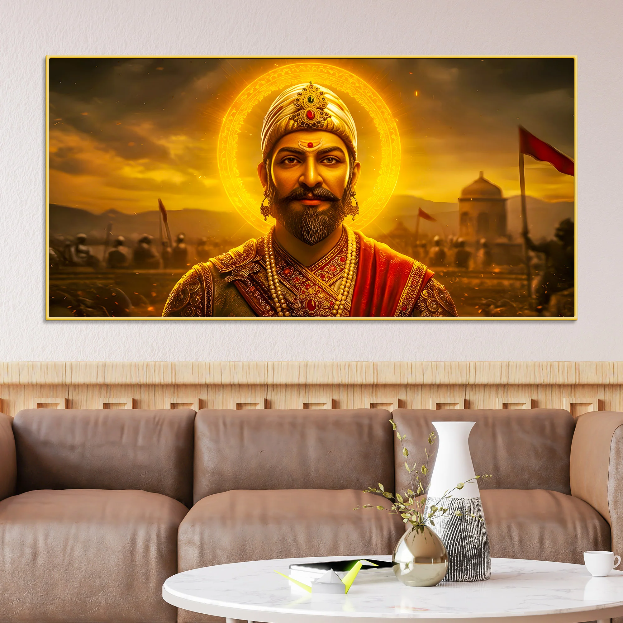 Chhatrapati Shivaji Maharaj  Wall Paining for Home & Office - Image 2