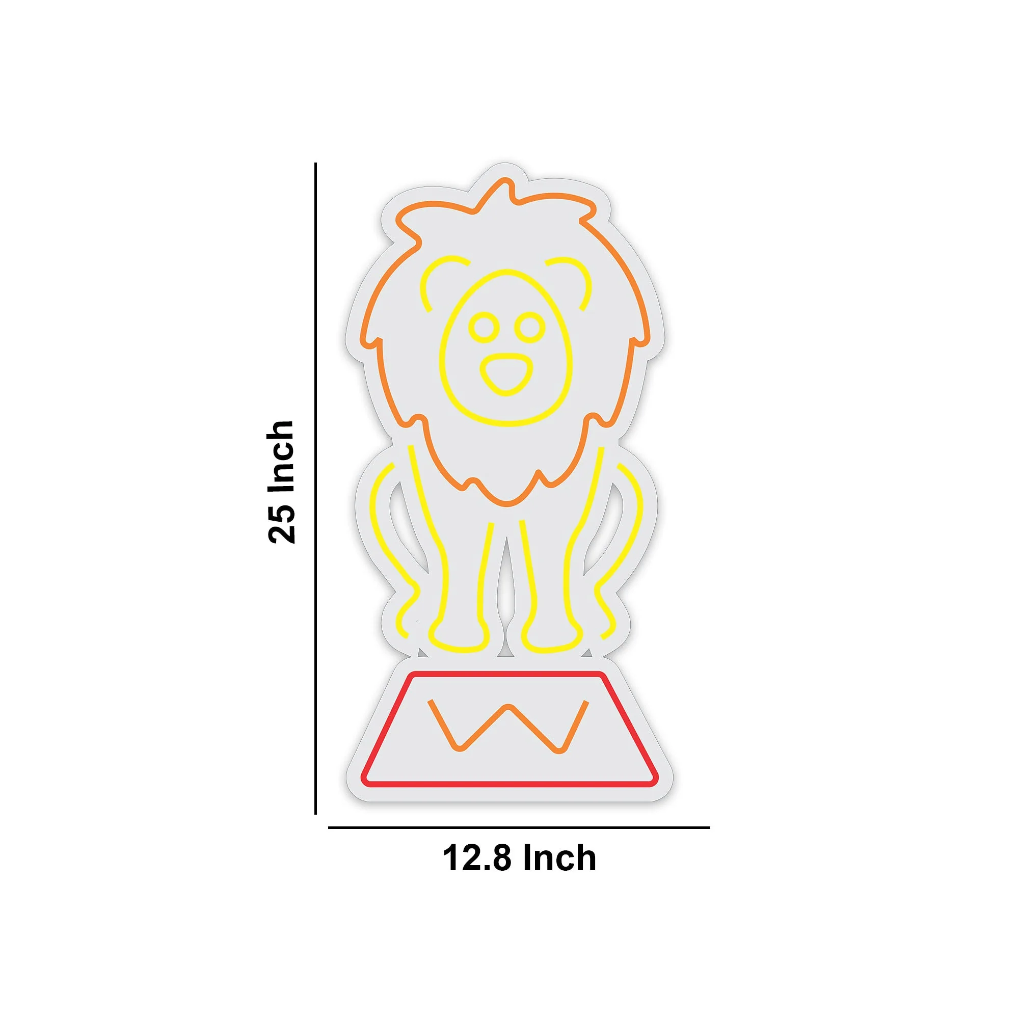Circus Lion Neon Sign LED Light - Image 3
