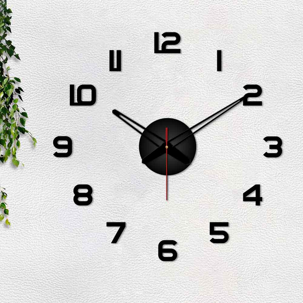 Classic Bold Style Big Size 3D Infinity Wall Clock - Image 5