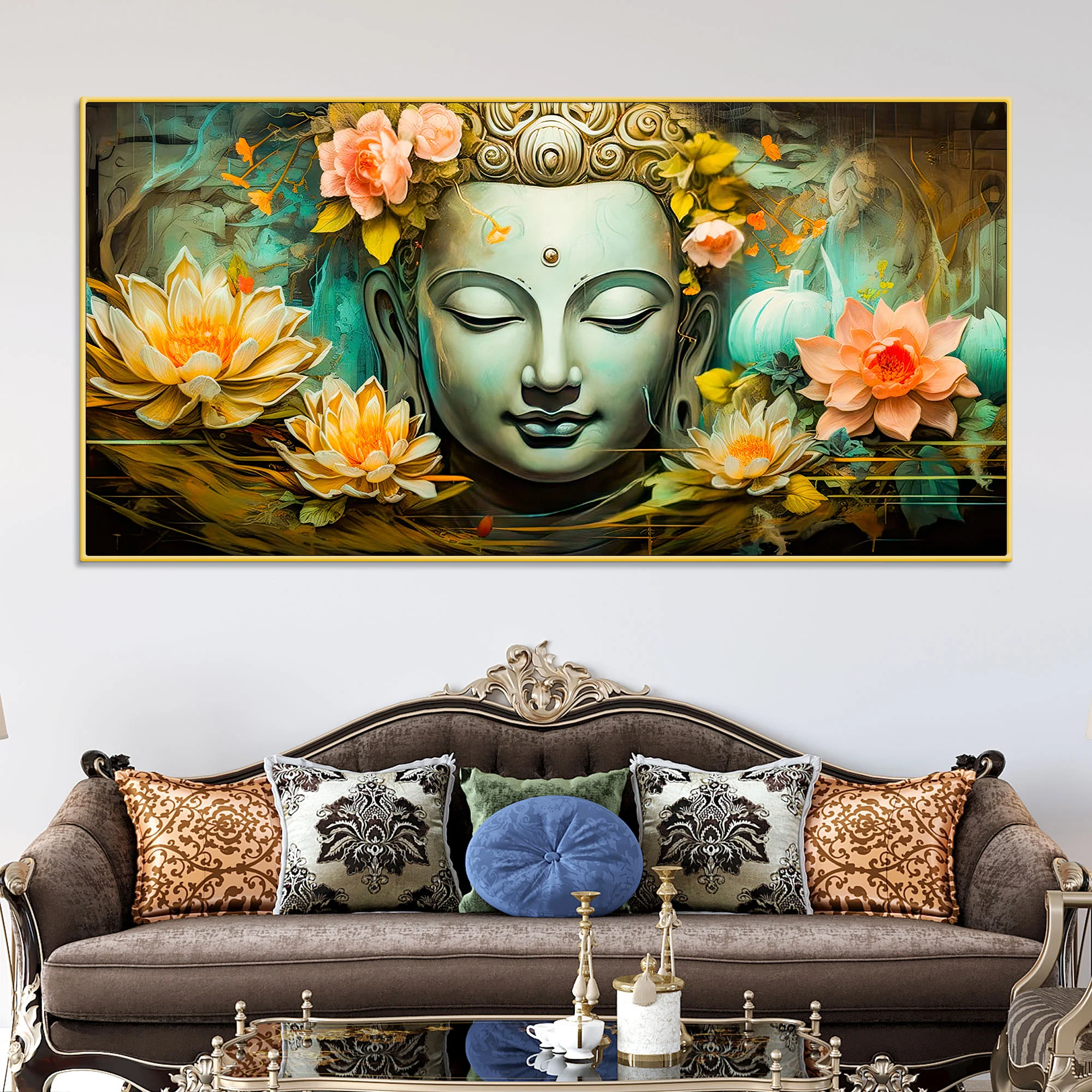 Classic Buddha Painting for Home Wall Décor - Image 2