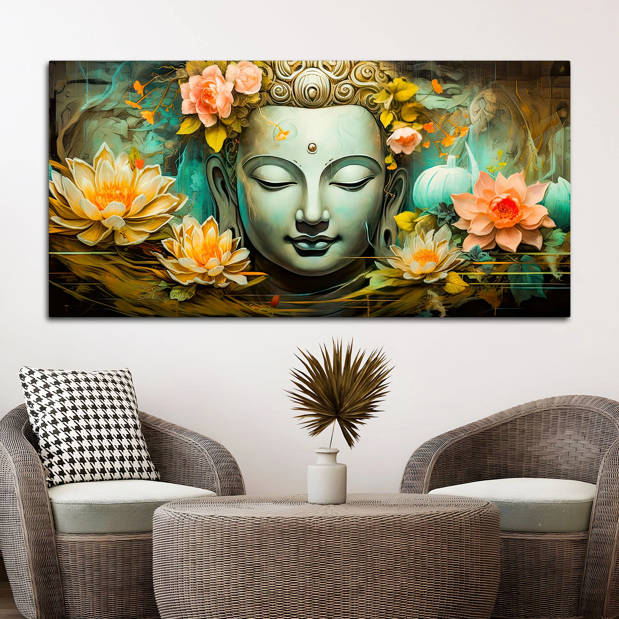 Classic Buddha Painting for Home Wall Décor - Image 3