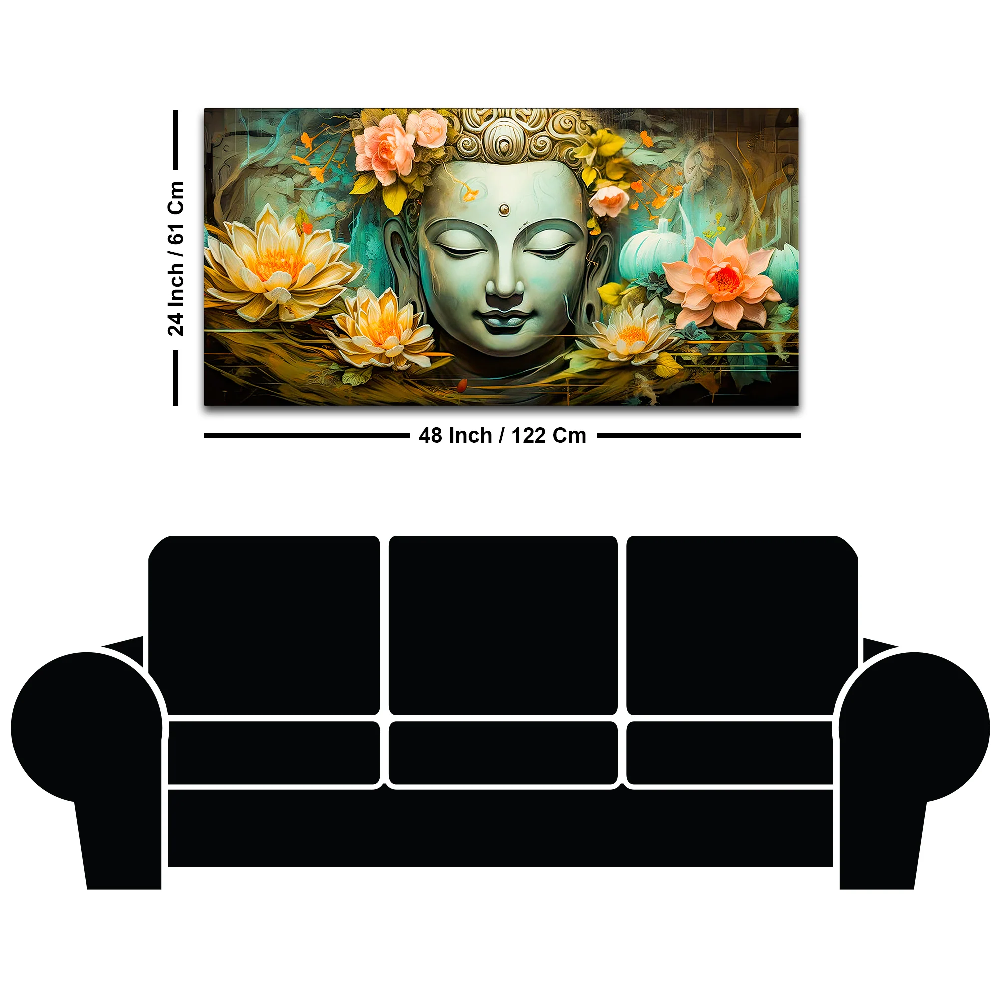 Classic Buddha Painting for Home Wall Décor - Image 8