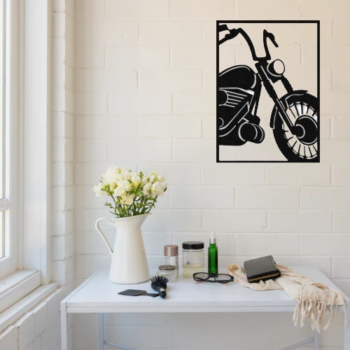 Classic Motorcycle Metal Wall Hanging for Wall Decoration - Image 2