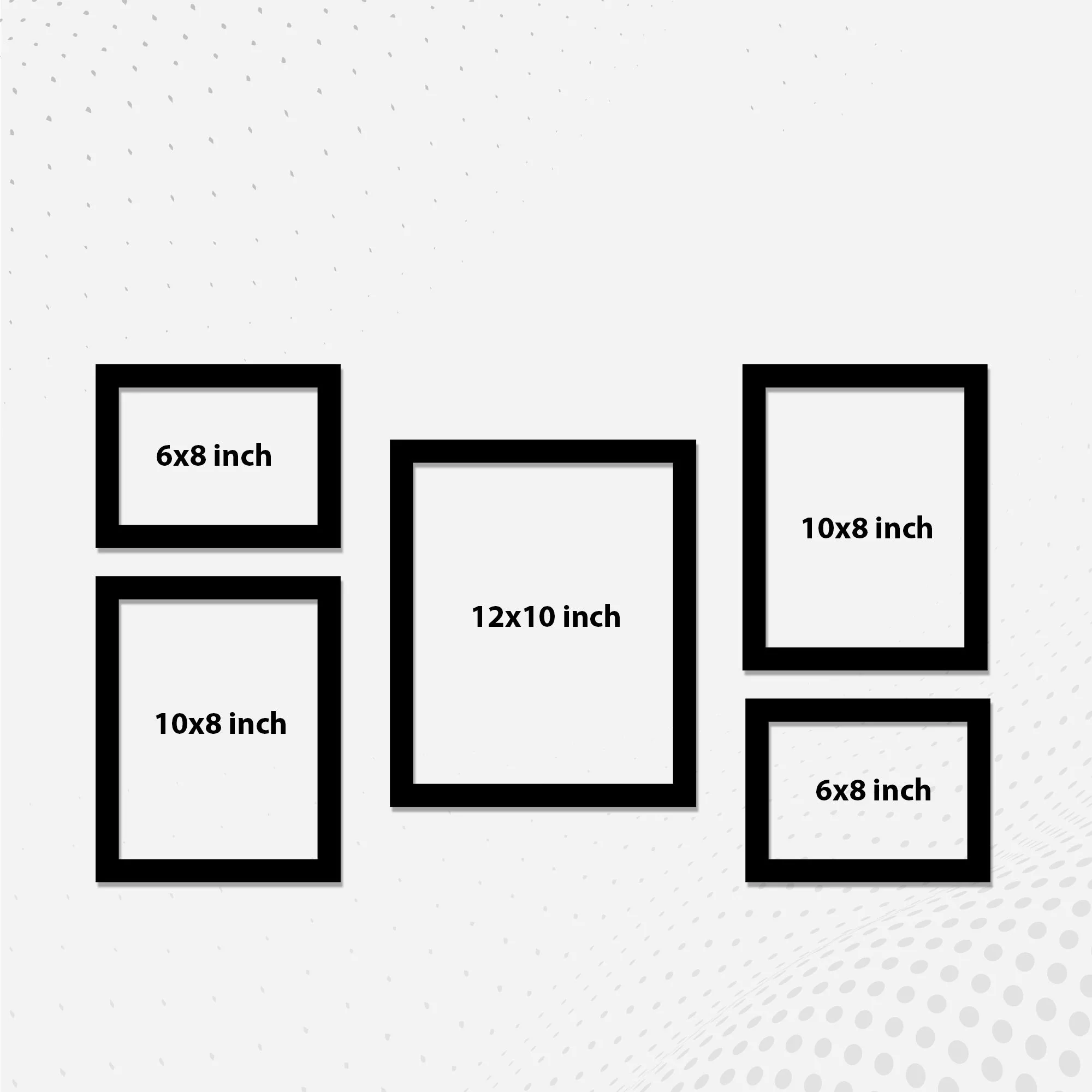 Classic Photo Frame Wall Hanging Set of Five - Image 7