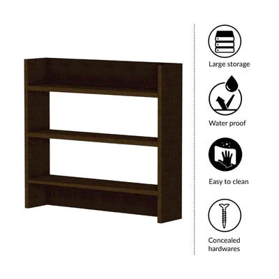 Classic Rectangular Shaped Wooden Wall Shelves - Image 4