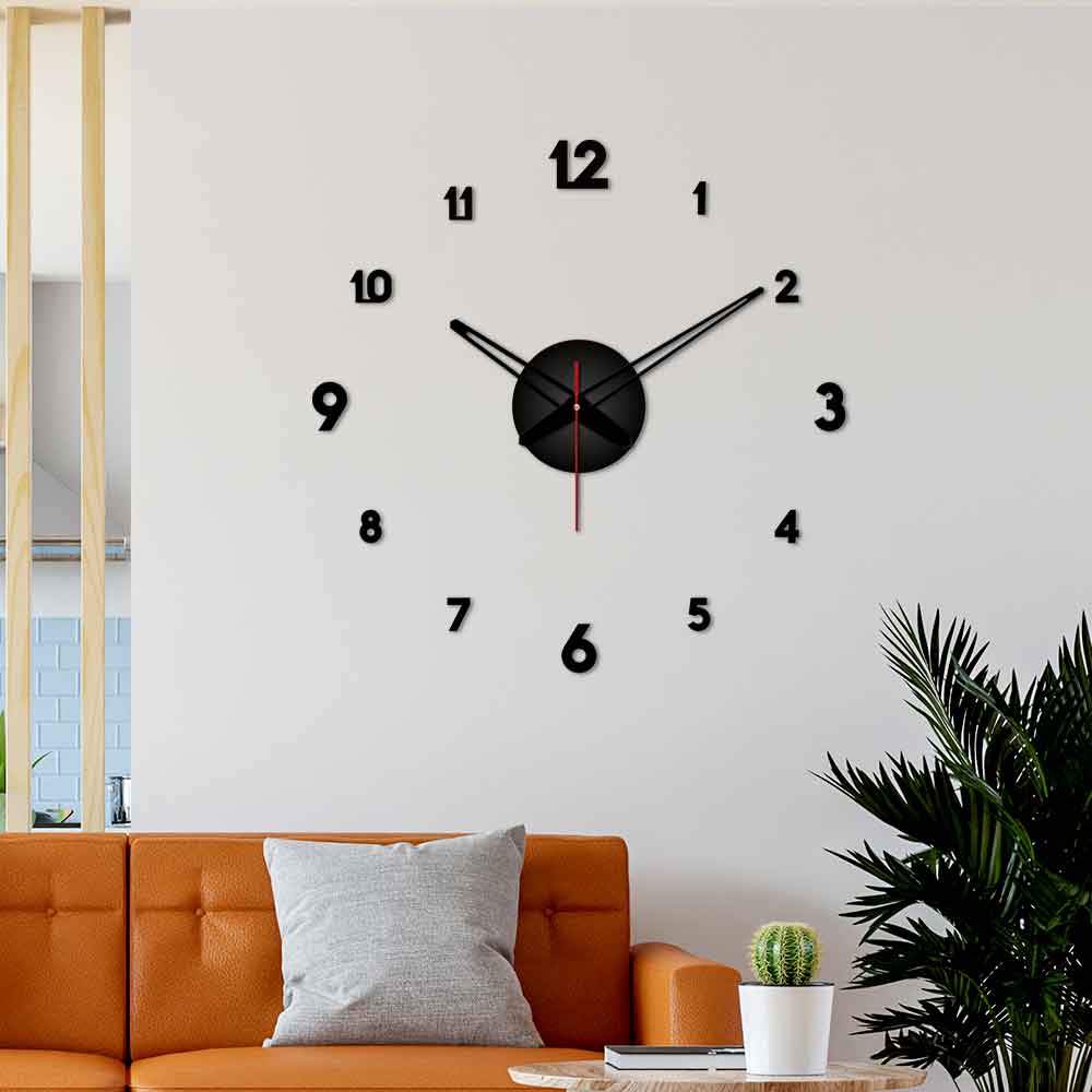 Classic Style Big Size 3D Infinity Wall Clock - Image 4