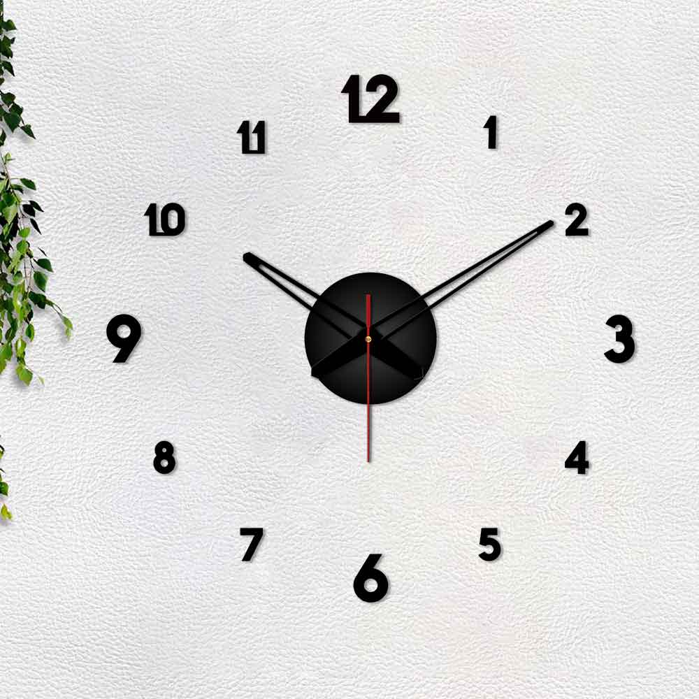 Classic Style Big Size 3D Infinity Wall Clock - Image 5