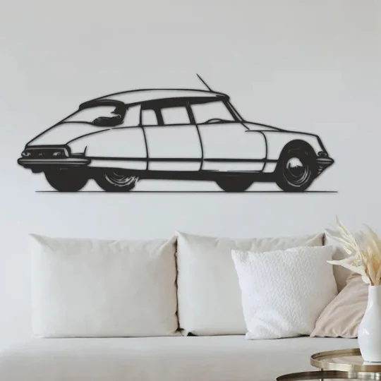Classic Vintage Car Metal Wall Art for Home & Office - Image 3