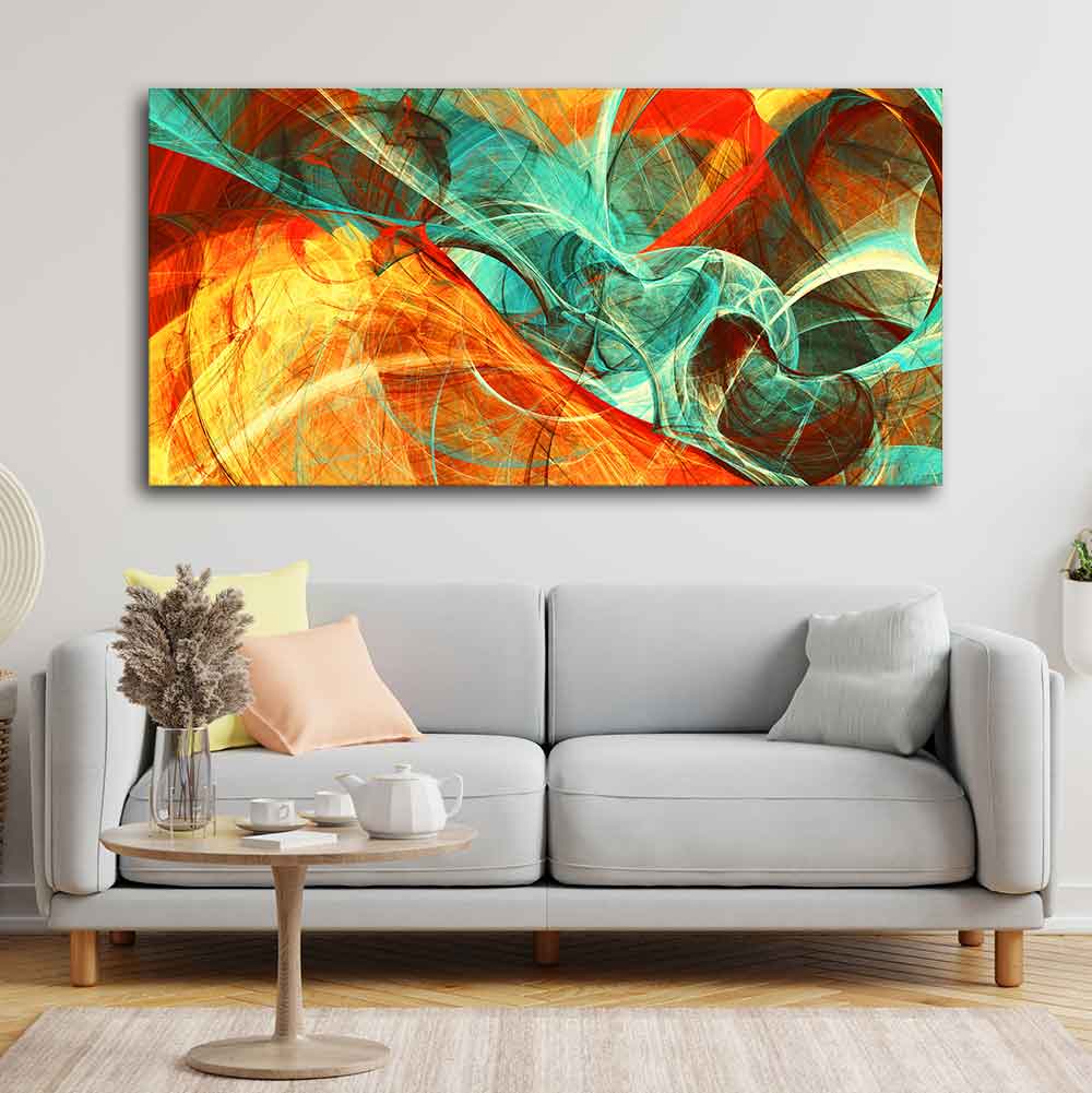 Colorful Abstract Art wall Painting - Image 3