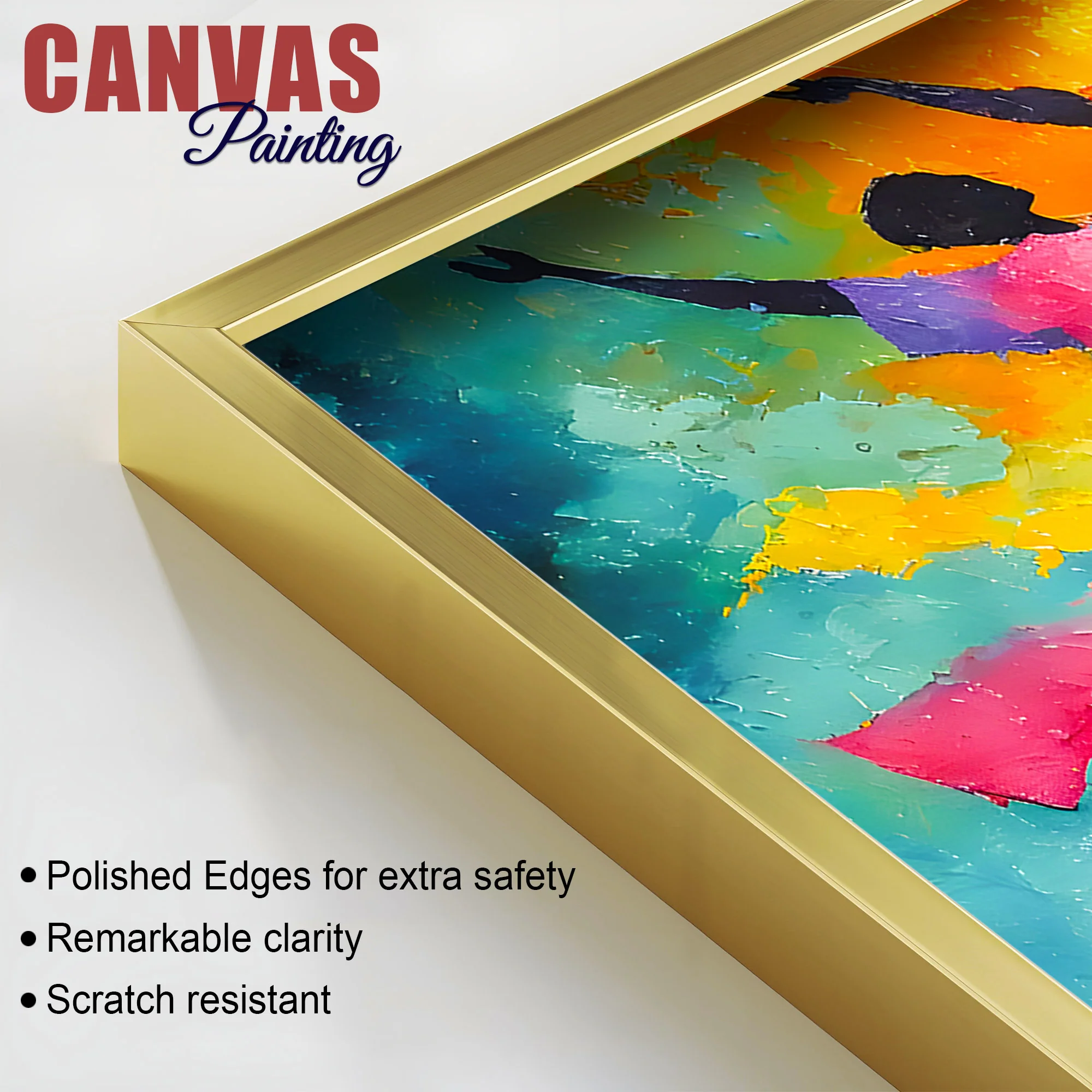Colorful Dancing Art Canvas Wall Painting for Modern Home - Image 6