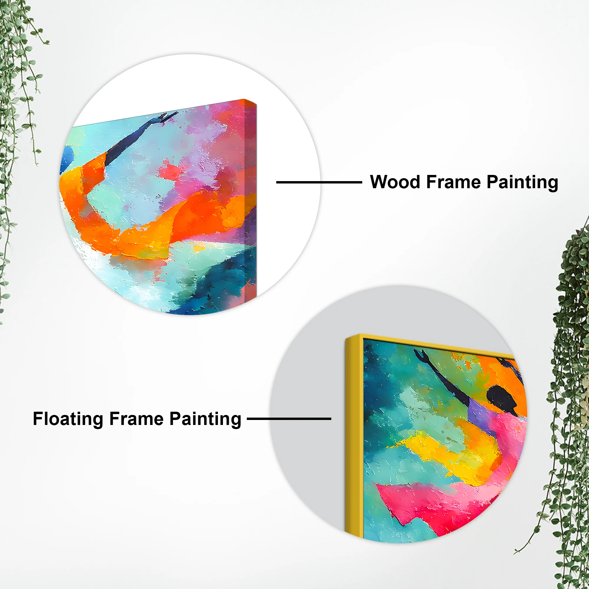 Colorful Dancing Art Canvas Wall Painting for Modern Home - Image 7