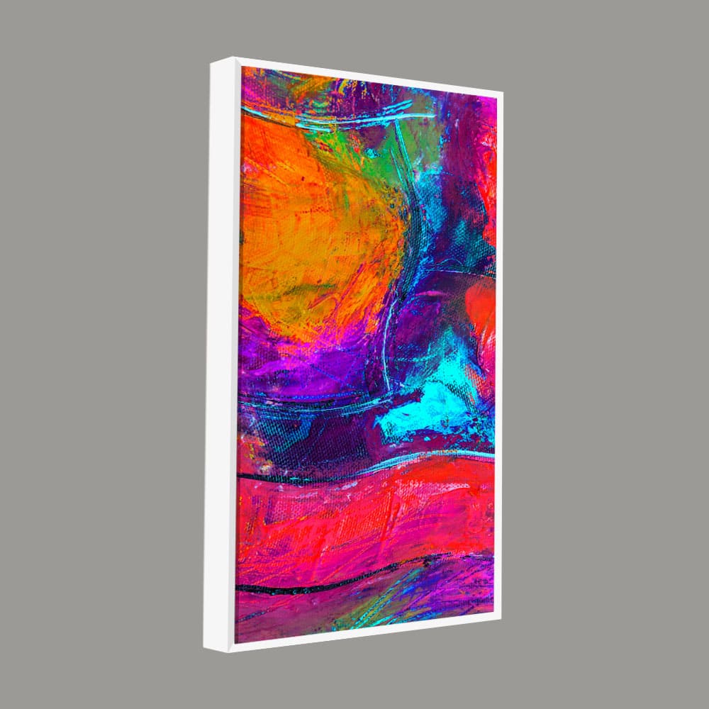 Colorful Vibrant Abstract Art Premium Canvas Wall Painting - Image 5