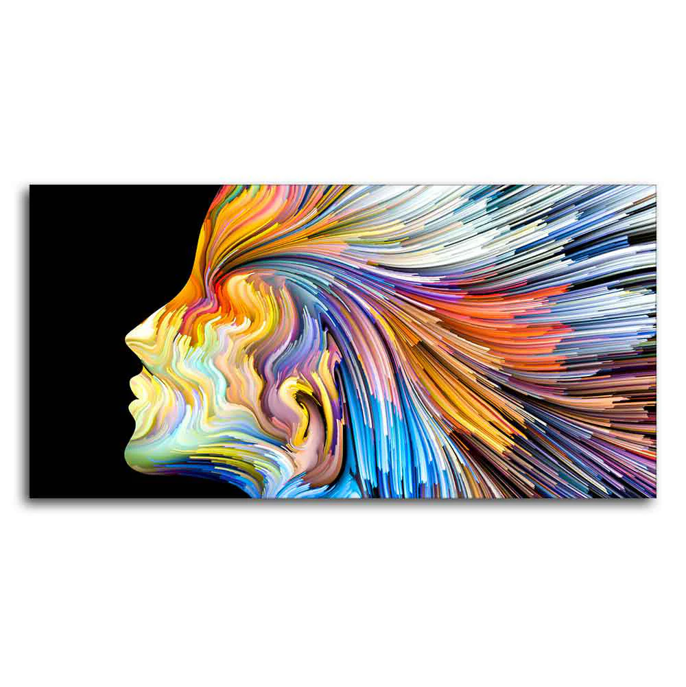 Colors of Imagination and Graphic Design Abstract Wall Painting - Image 4