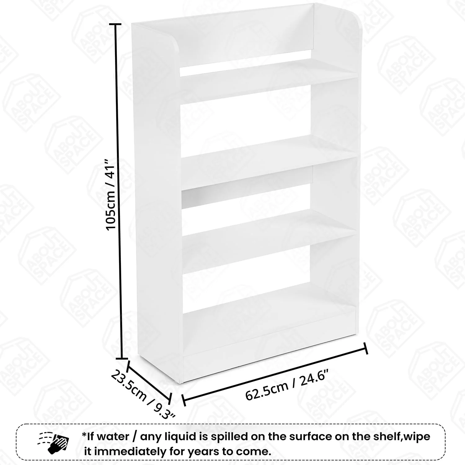 Contemporary Bookshelf for Home Study Setup - Image 3