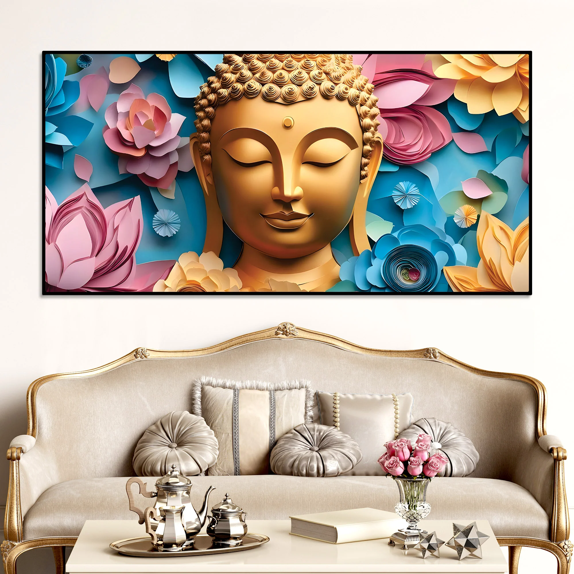 Contemporary Buddha Painting for Wall Styling - Image 2