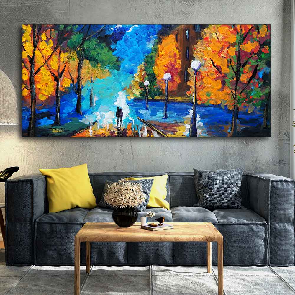 Couple Dating Tonight Premium Wall Painting - Image 2