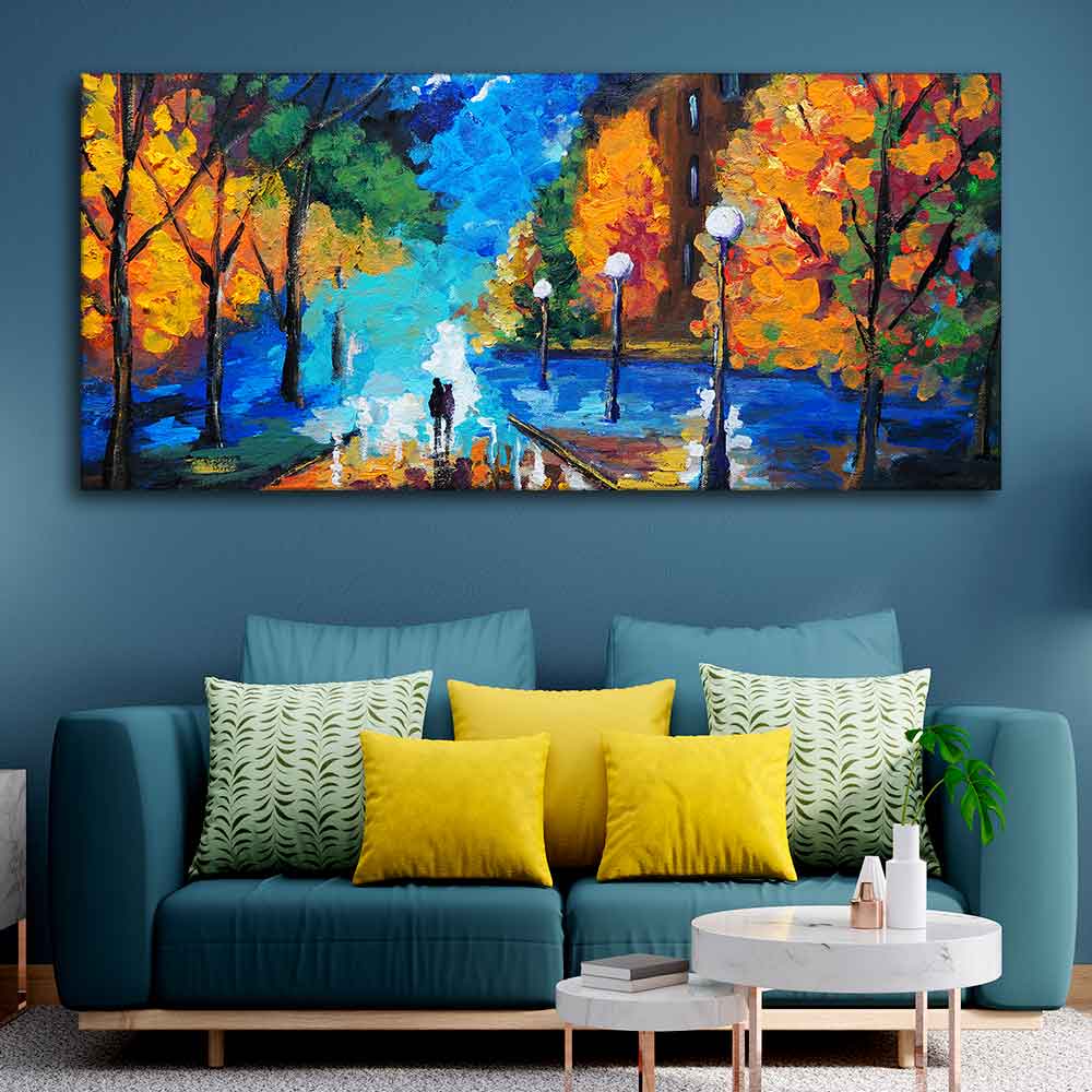 Couple Dating Tonight Premium Wall Painting - Image 3