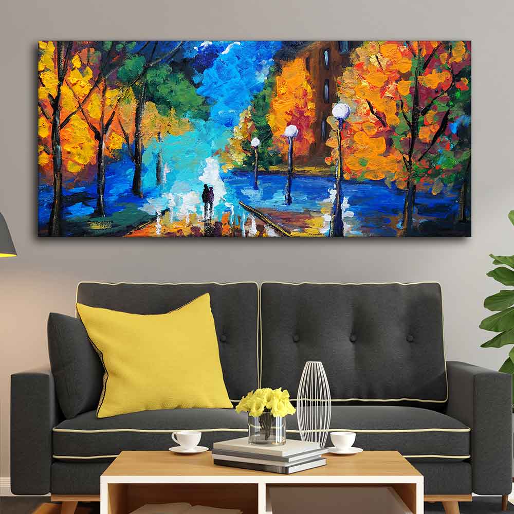 Couple Dating Tonight Premium Wall Painting - Image 4
