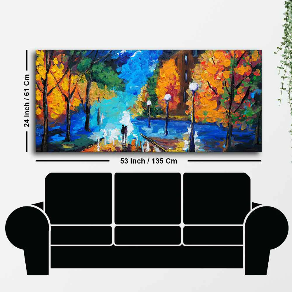 Couple Dating Tonight Premium Wall Painting - Image 7
