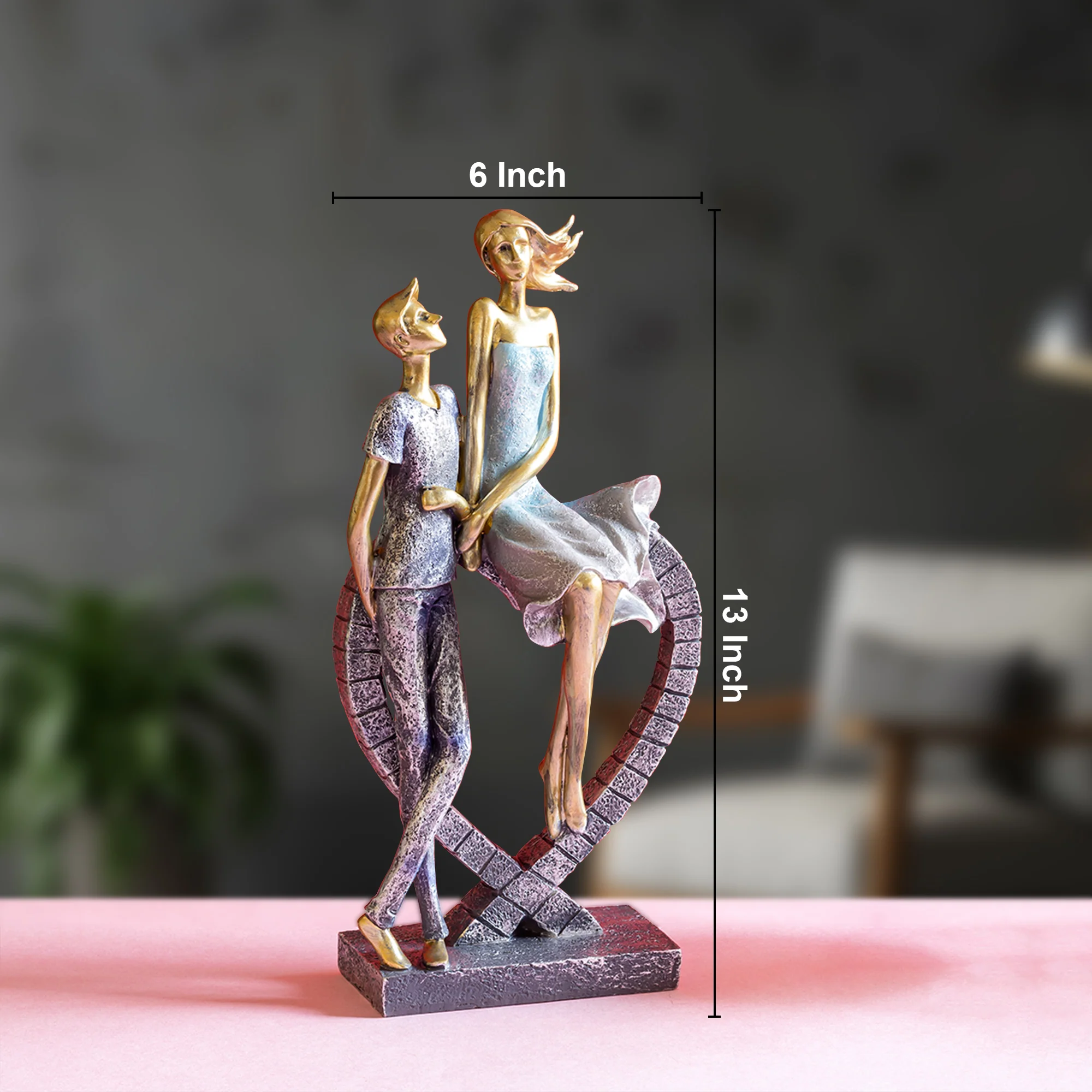 Couple Resin Showpiece Represents Love and Harmony - Image 5
