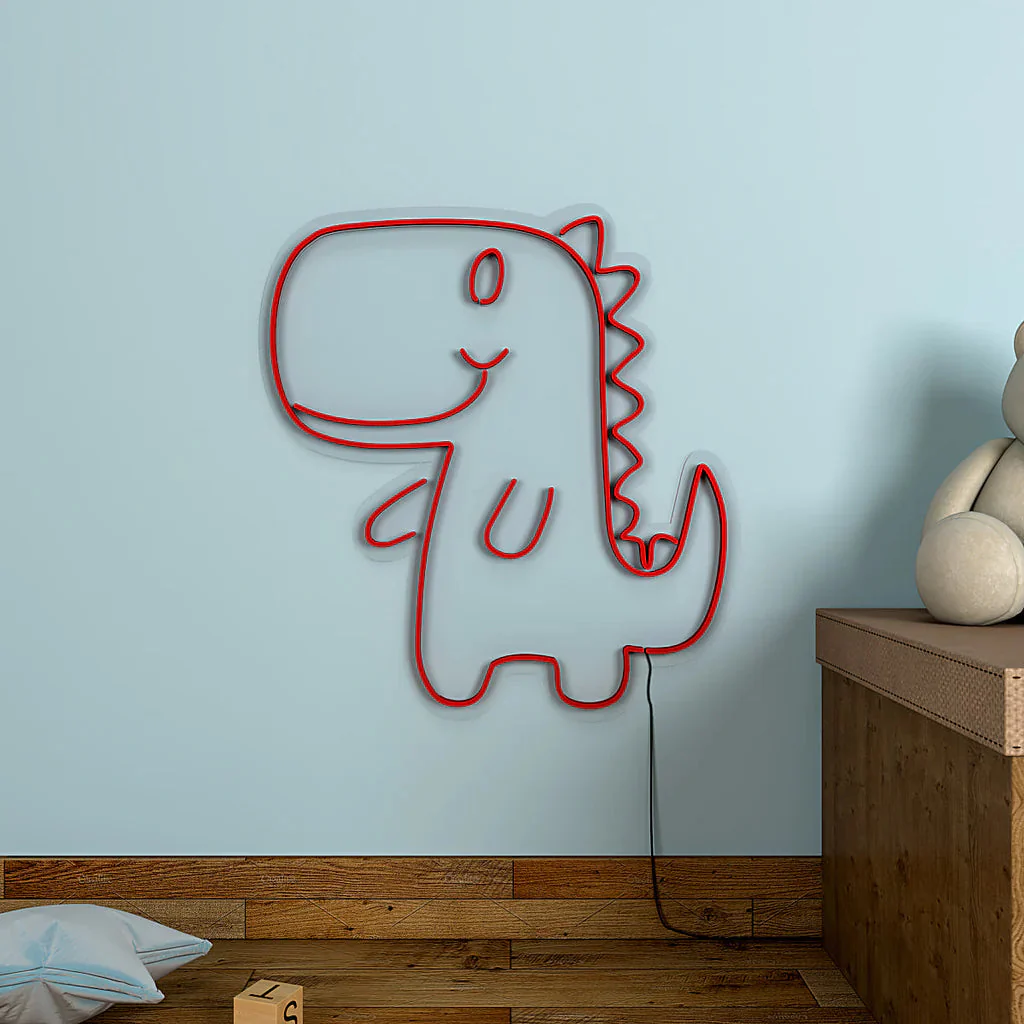 Cute Little Dinosaur Design Neon LED Light - Image 11