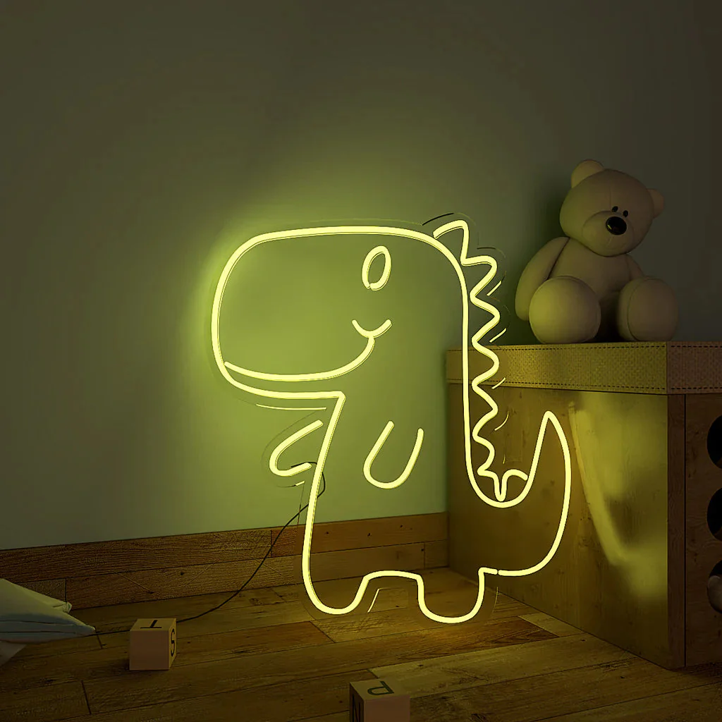 Cute Little Dinosaur Design Neon LED Light - Image 13
