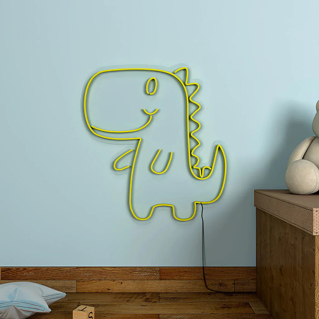 Cute Little Dinosaur Design Neon LED Light - Image 14