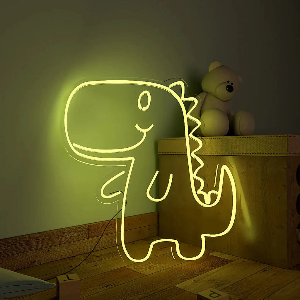 Cute Little Dinosaur Design Neon LED Light - Image 15