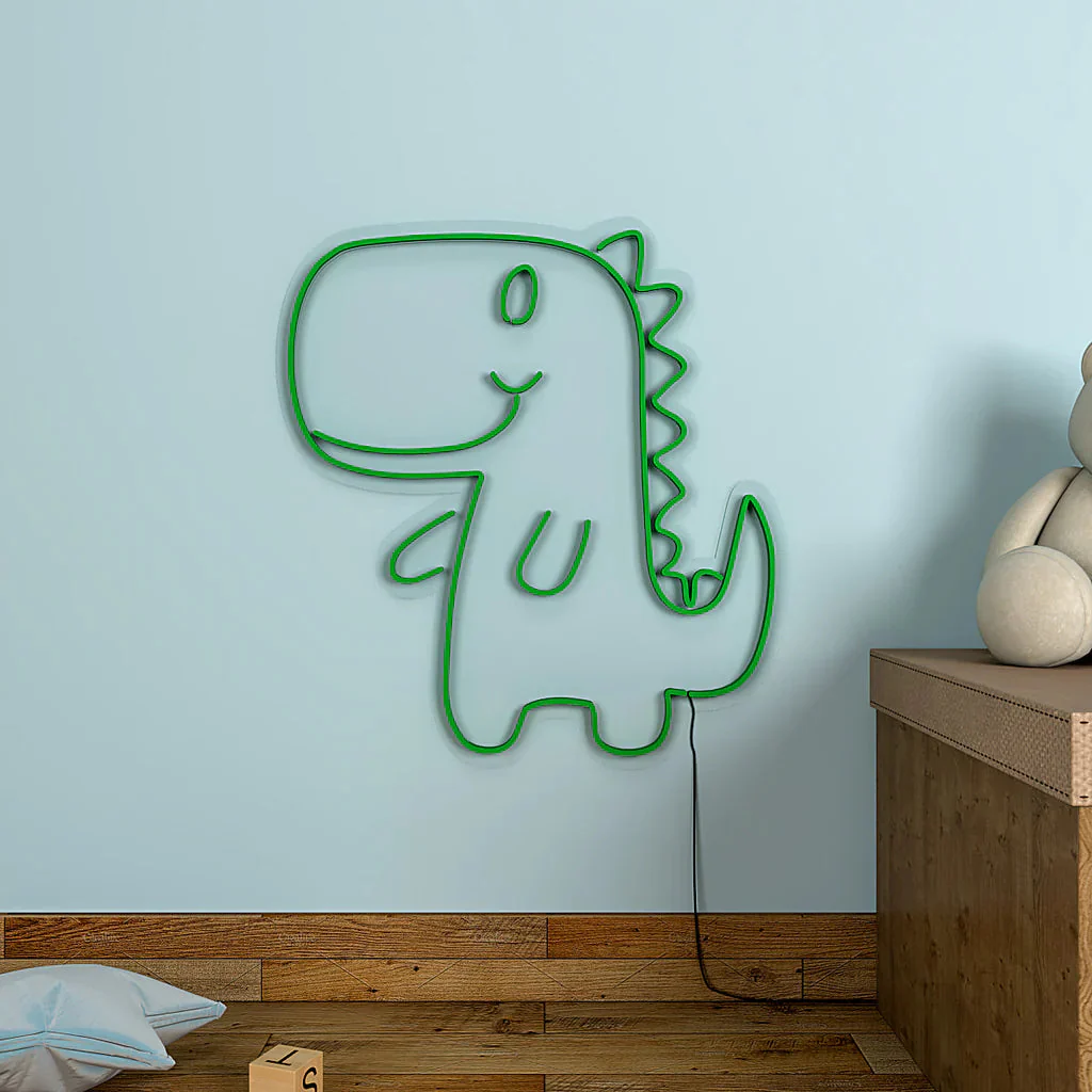 Cute Little Dinosaur Design Neon LED Light - Image 5