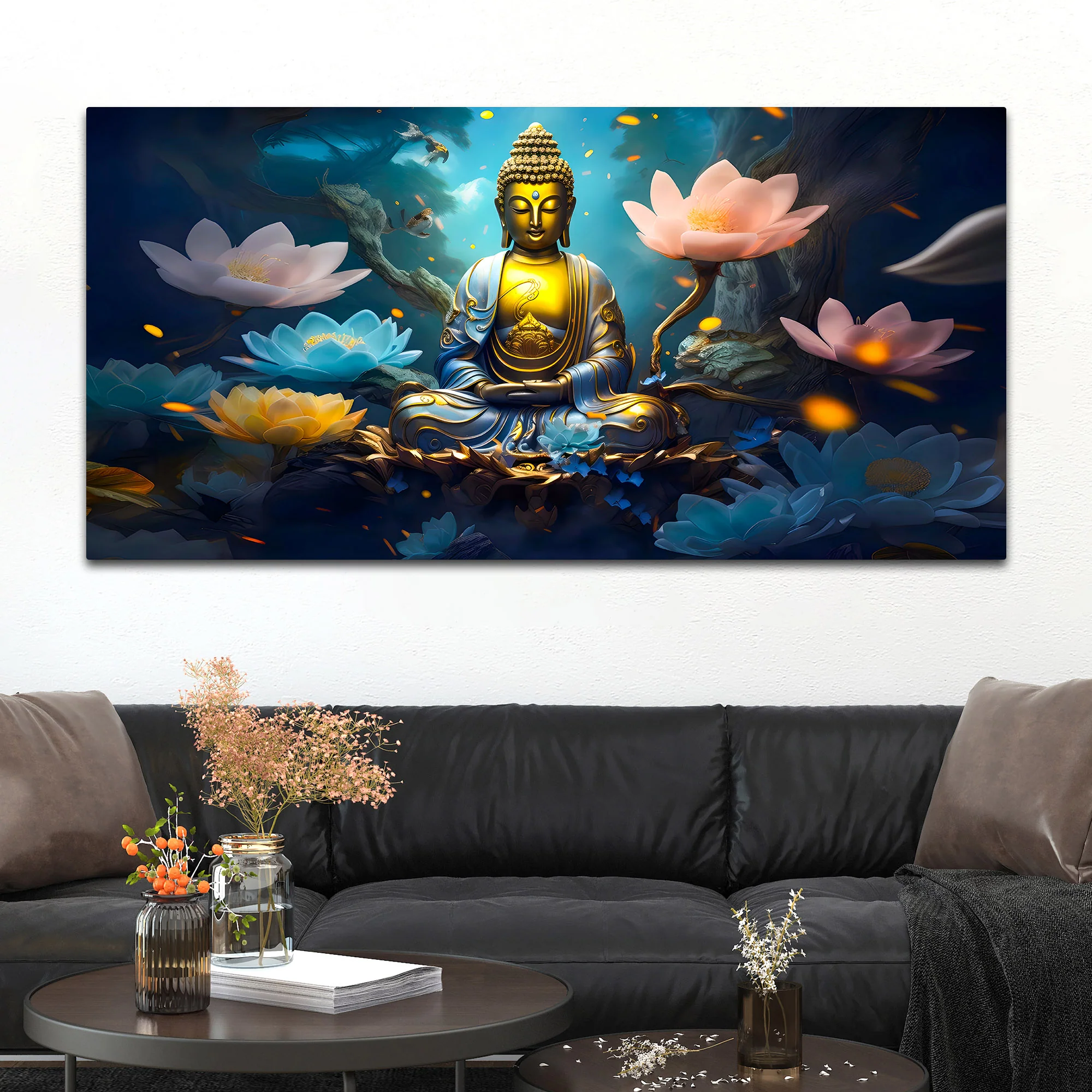 Decorative Buddha Canvas Painting - Image 3