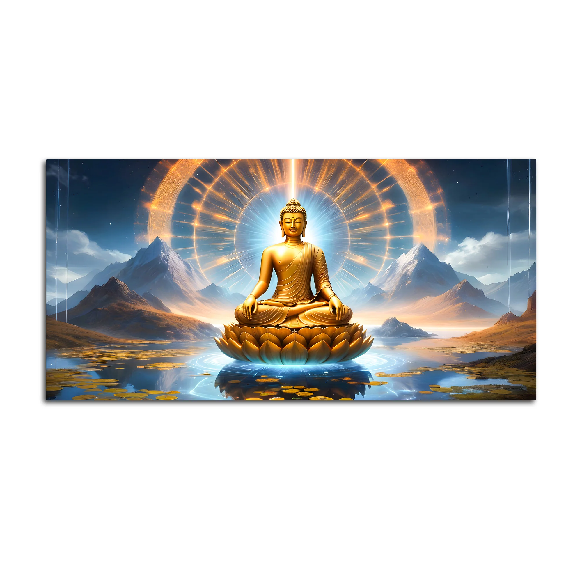 Decorative Buddha Canvas Painting for Living Room Wall - Image 4