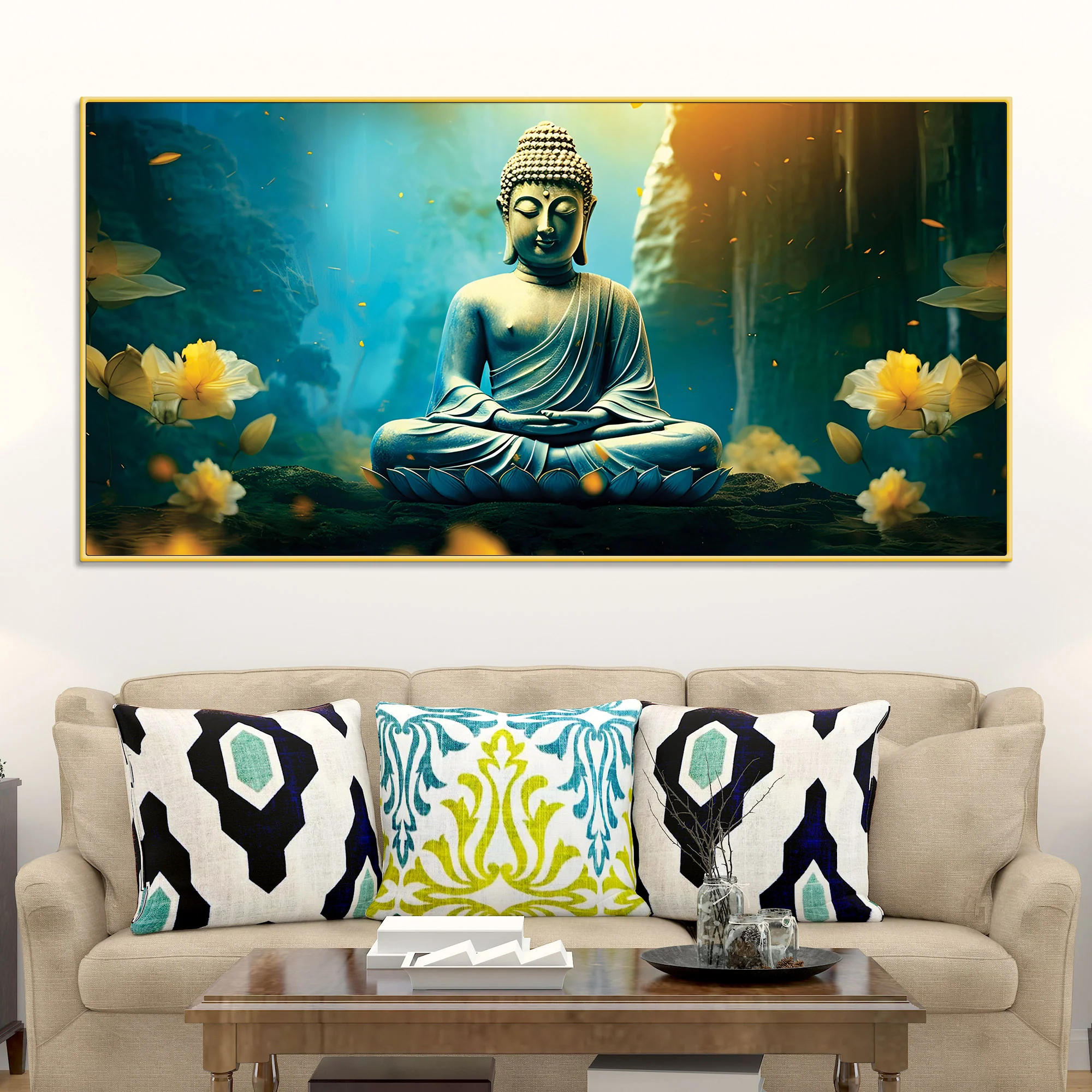 Decorative Buddha Painting for Bedroom & Living Room - Image 2