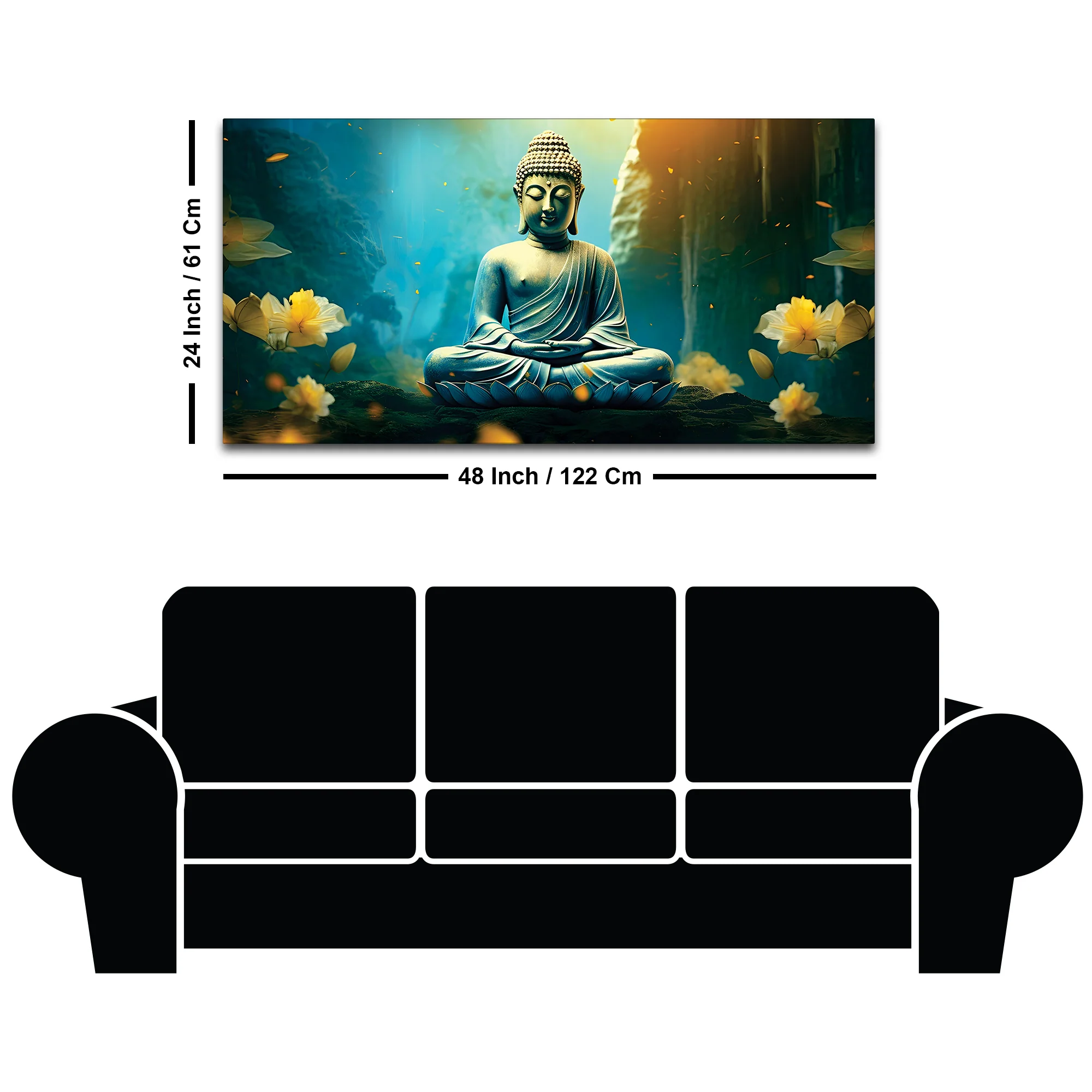 Decorative Buddha Painting for Bedroom & Living Room - Image 8