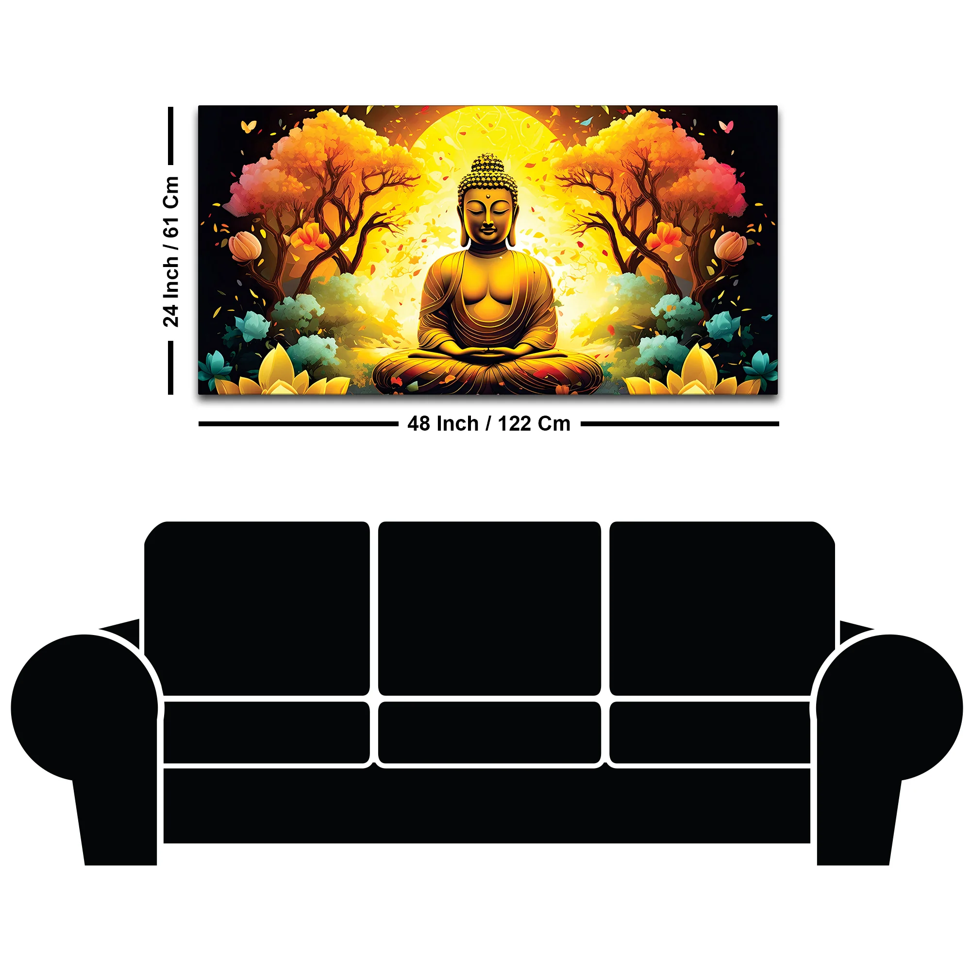 Decorative Buddha Painting for Wall Decor - Image 8