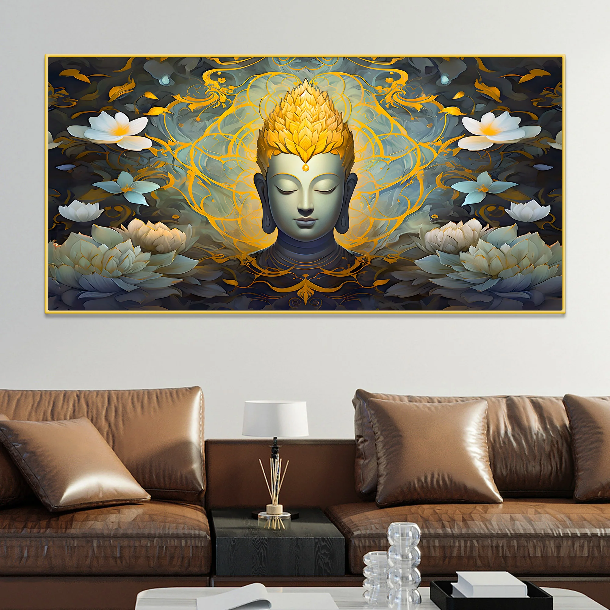 Decorative Buddha Wall Canvas for Home Décor