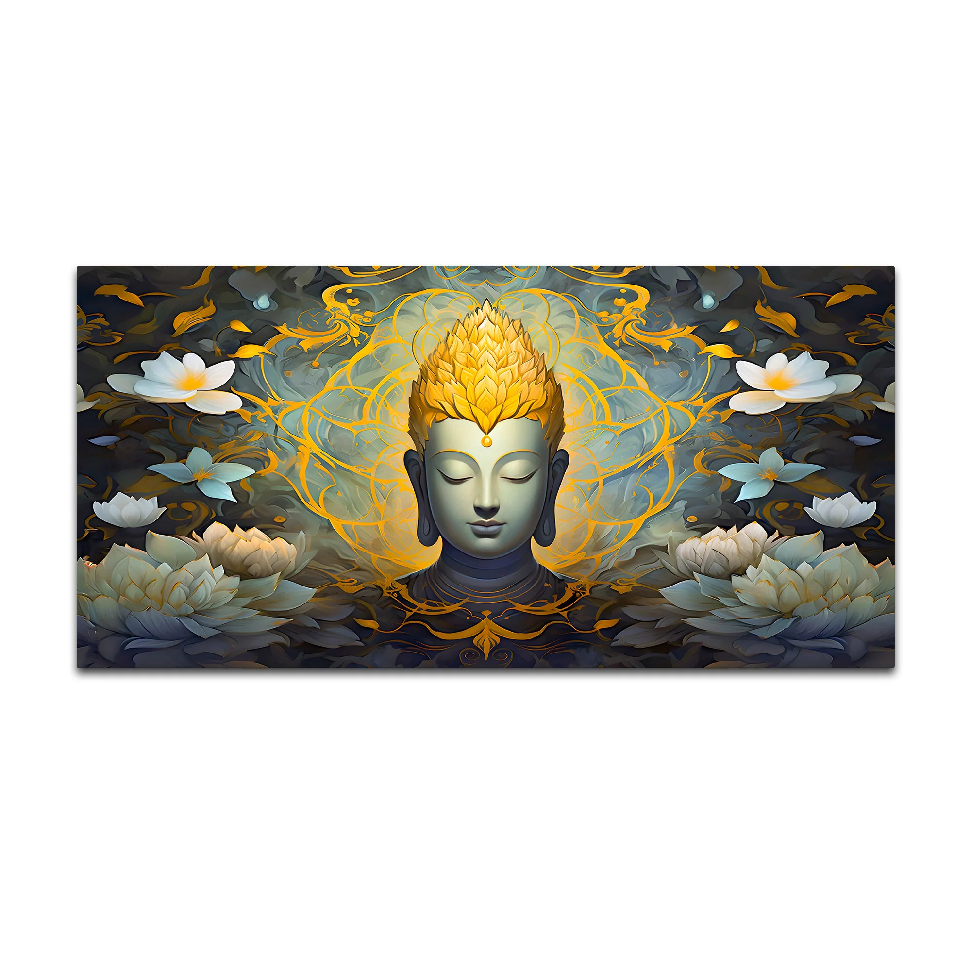 Decorative Buddha Wall Canvas for Home Décor - Image 4