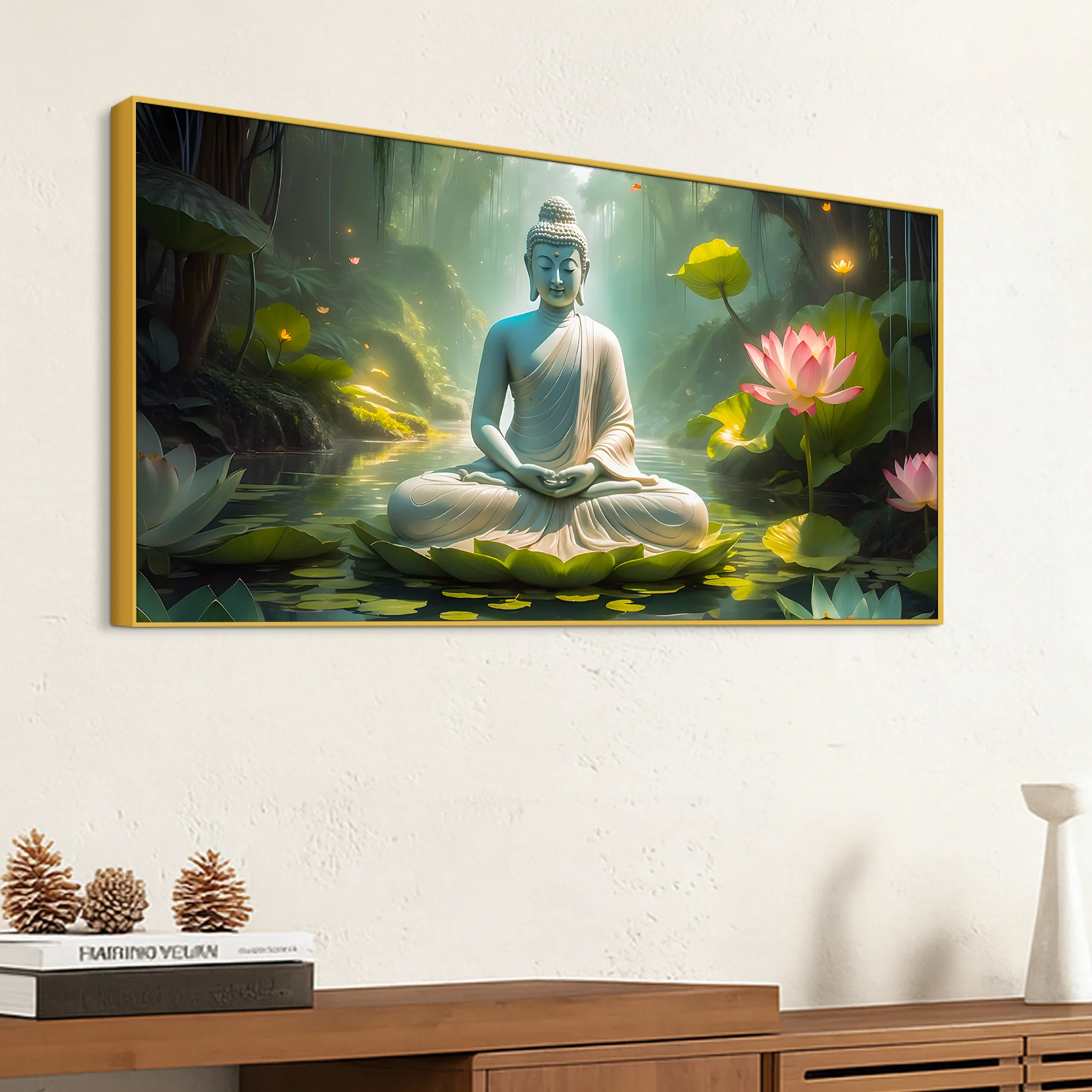 Decorative Buddha Wall Décor Painting for Living Room & Bedroom - Image 5