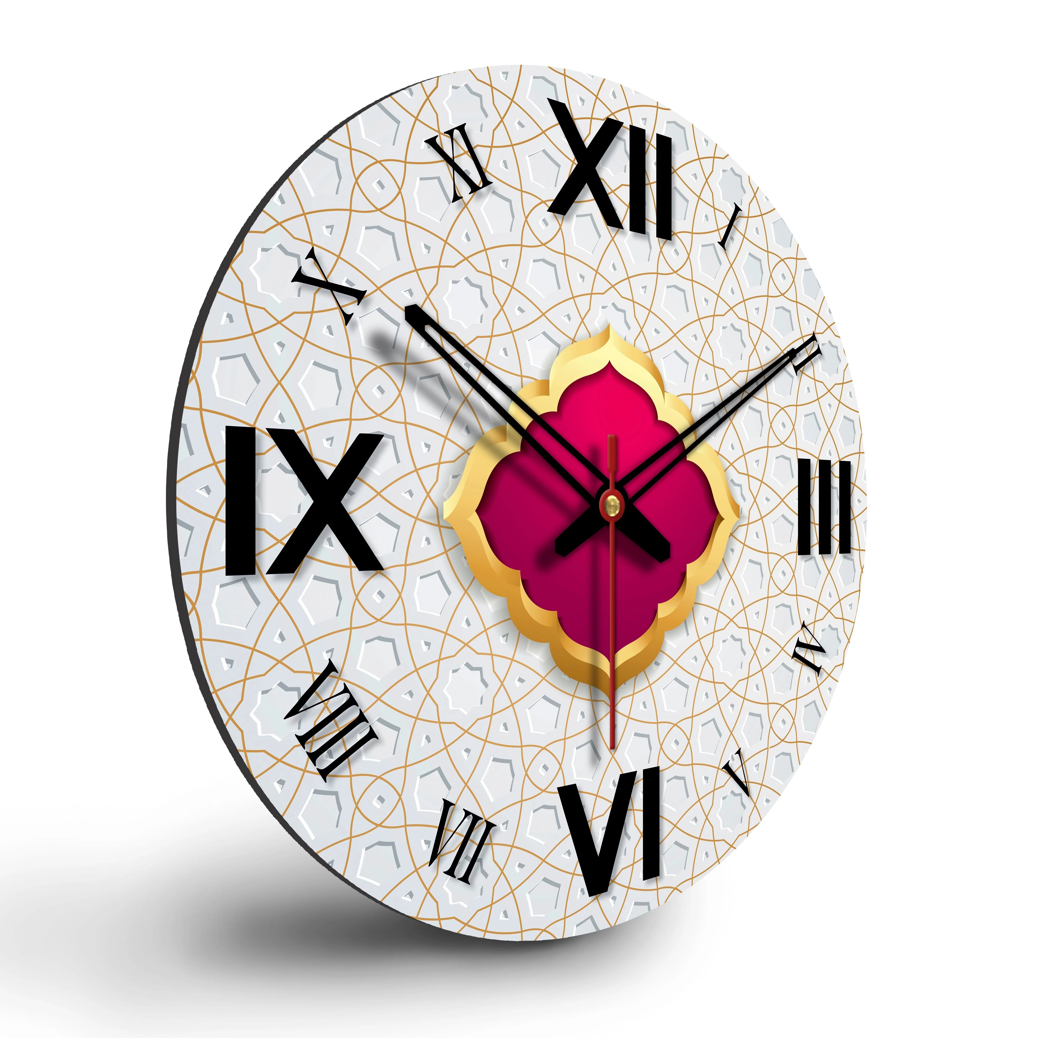 Decorative Design Wooden Wall Clock - Image 6